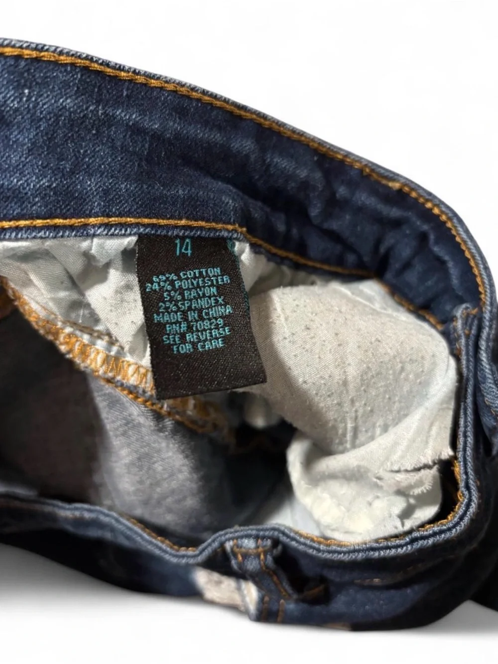Rue21 High Rise Distressed Denim Shorts Size 14